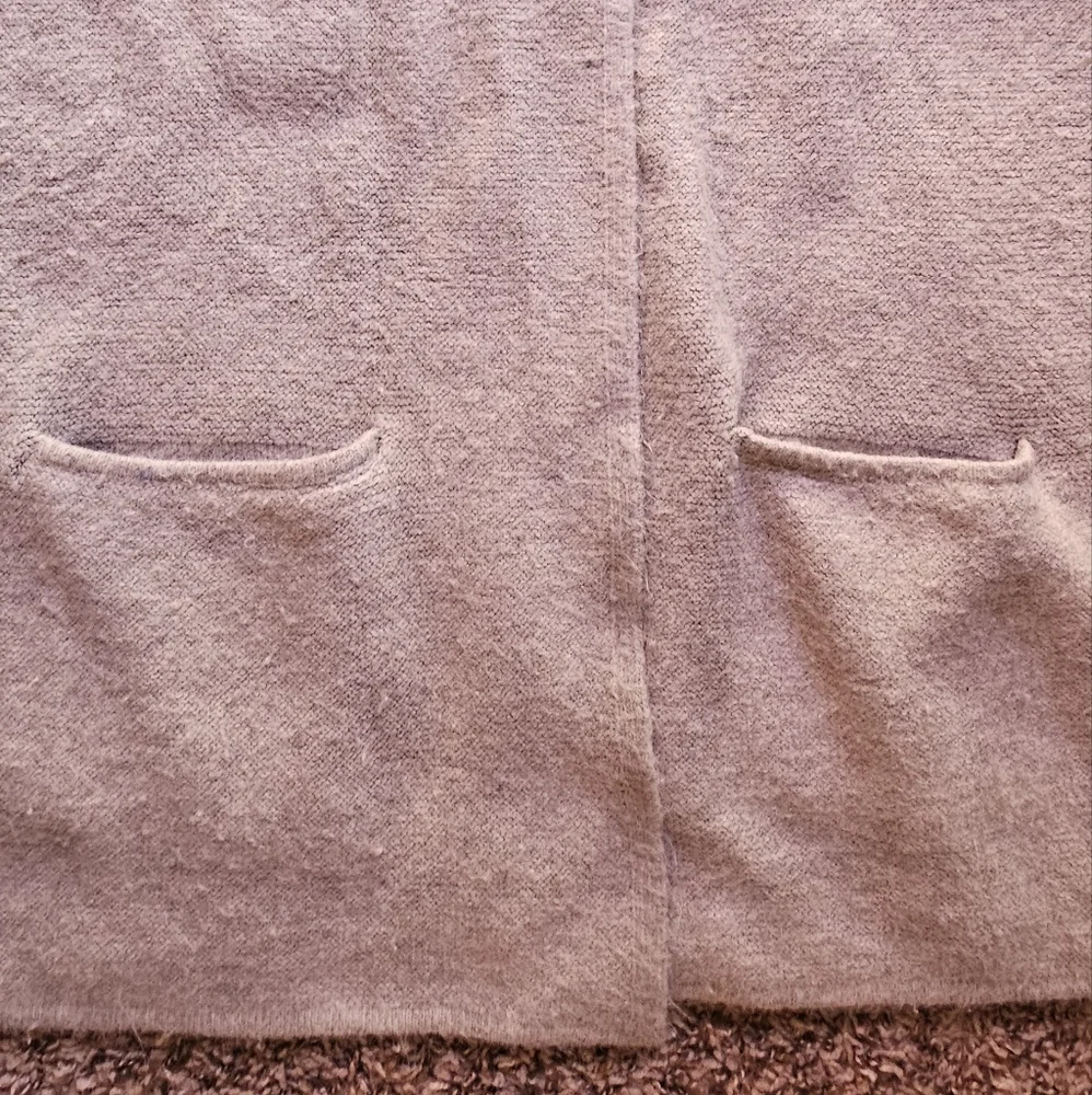 Anthropologie gray warm and cozy‎ woolen cardigan OS
